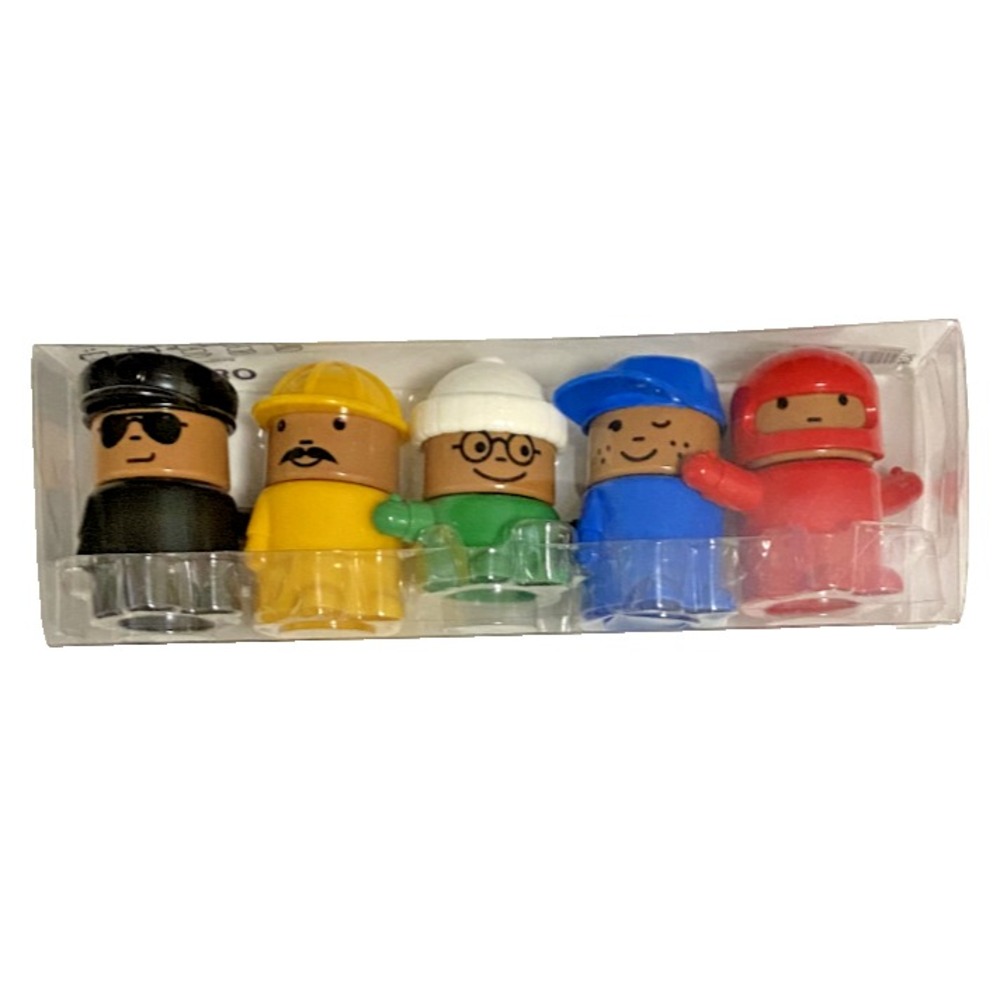 Ikea‎ LILLABO 3" Plastic Toy Figure Set Of 5 Professional Workers 602.426.14